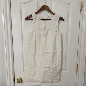 Old Navy White Eyelet Sleeveless Mini Dress
